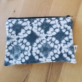 Pochettes à maquillage en coton Jacquard avec doublure étanche, confectionnées artisanalement par l'Atelier du Caillou