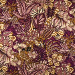 Tissus enduit zika prune